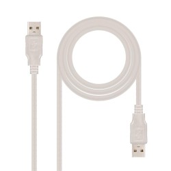 CABLE USB 2.0 TIPO AM-AM 1M...